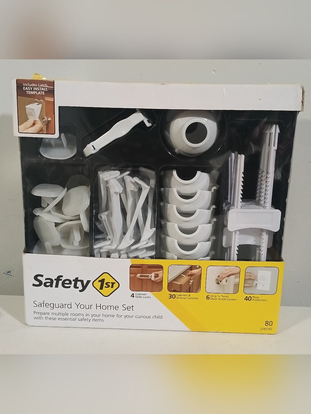 Safety 1st Home Child Safety Kit - White New In Box